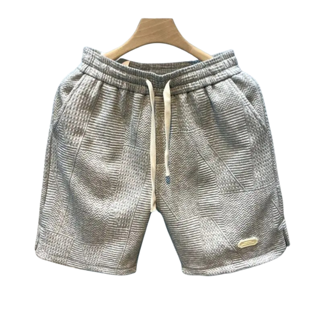 Sportsshorts med bølgemønster til mænd