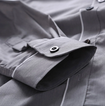 Slim Fit langærmet bluse til mænd