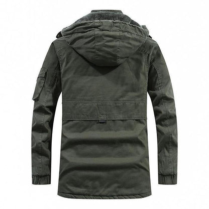 Herre Vinterjakke Modern Polyester Komfortabel Design-4