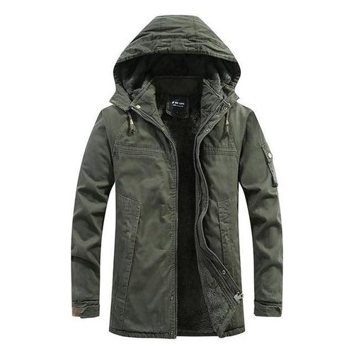 Herre Vinterjakke Modern Polyester Komfortabel Design-1