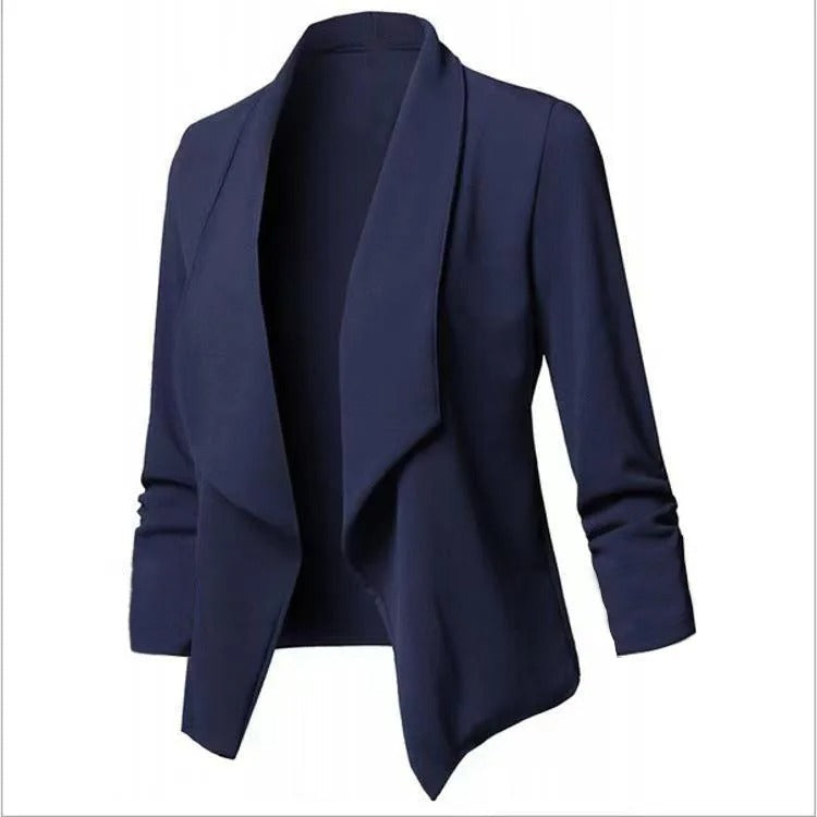 Oversized åben blazer til kvinder