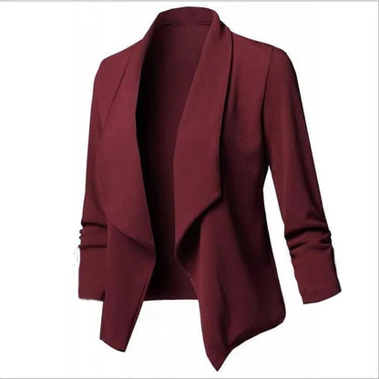 Oversized åben blazer til kvinder