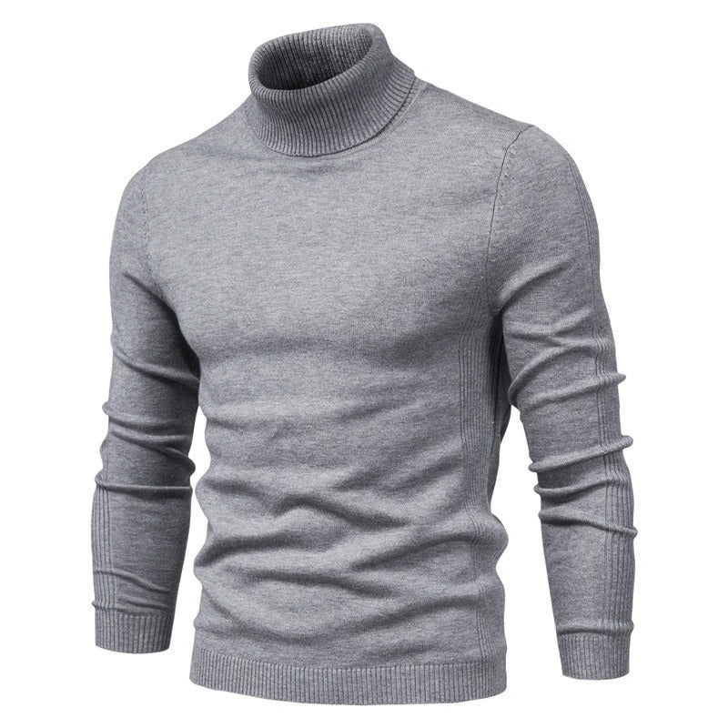 Smal rullekravesweater til mænd