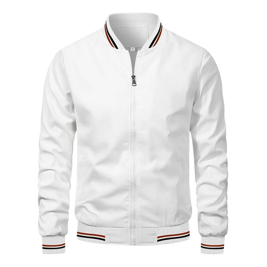 Slim Fit bomberjakke til mænd