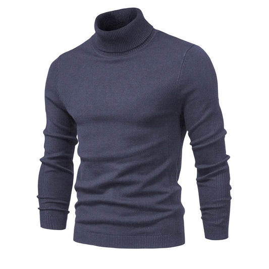 Smal rullekravesweater til mænd