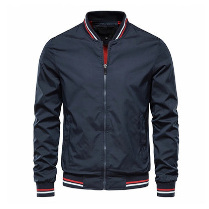 Slim Fit bomberjakke til mænd
