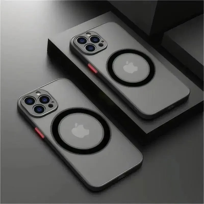 Magnetisk Magsafe Matte Case til iPhone