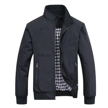 Casual Slim Bomber-jakke til mænd