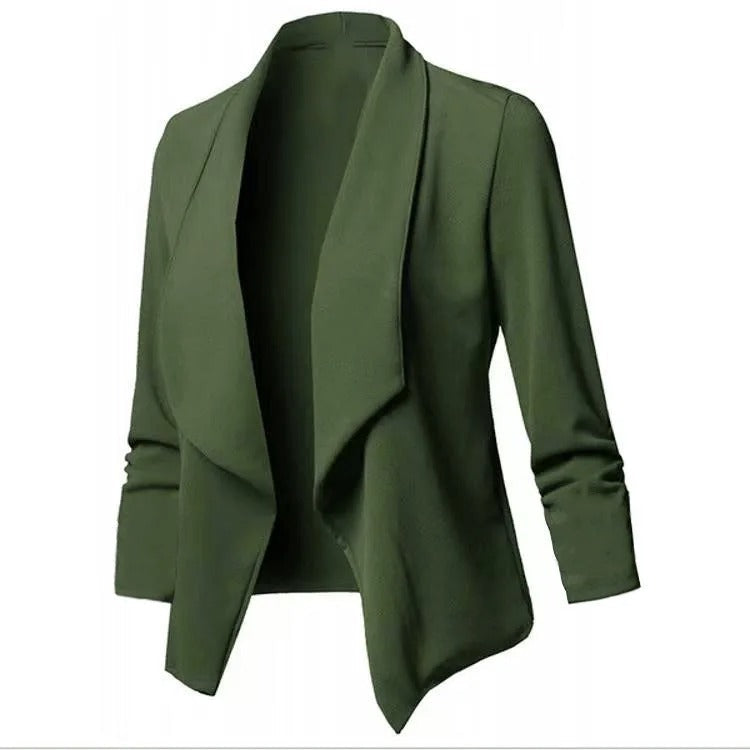 Oversized åben blazer til kvinder