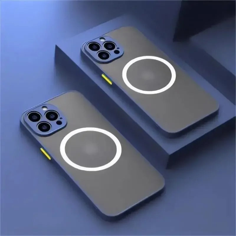 Magnetisk Magsafe Matte Case til iPhone