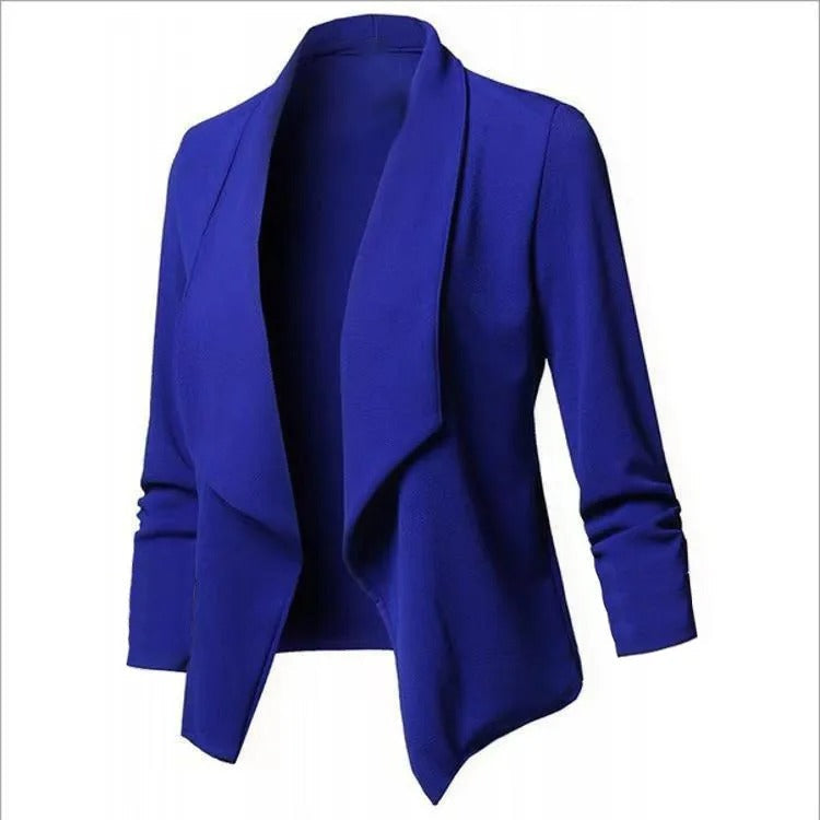 Oversized åben blazer til kvinder