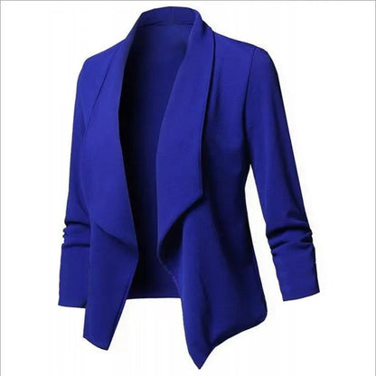 Oversized åben blazer til kvinder