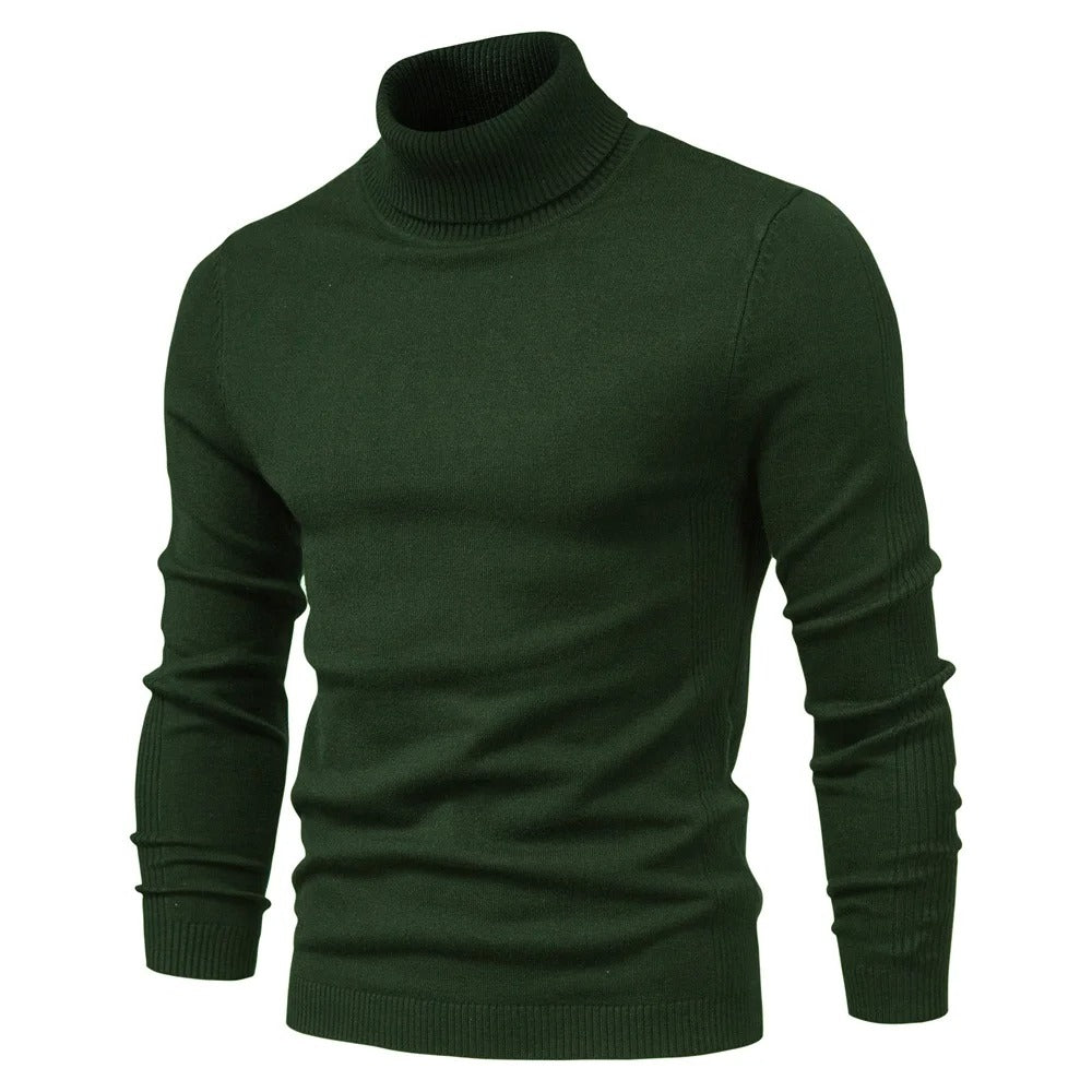 Smal rullekravesweater til mænd