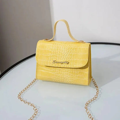 Chic kæde-crossbody-taske til kvinder