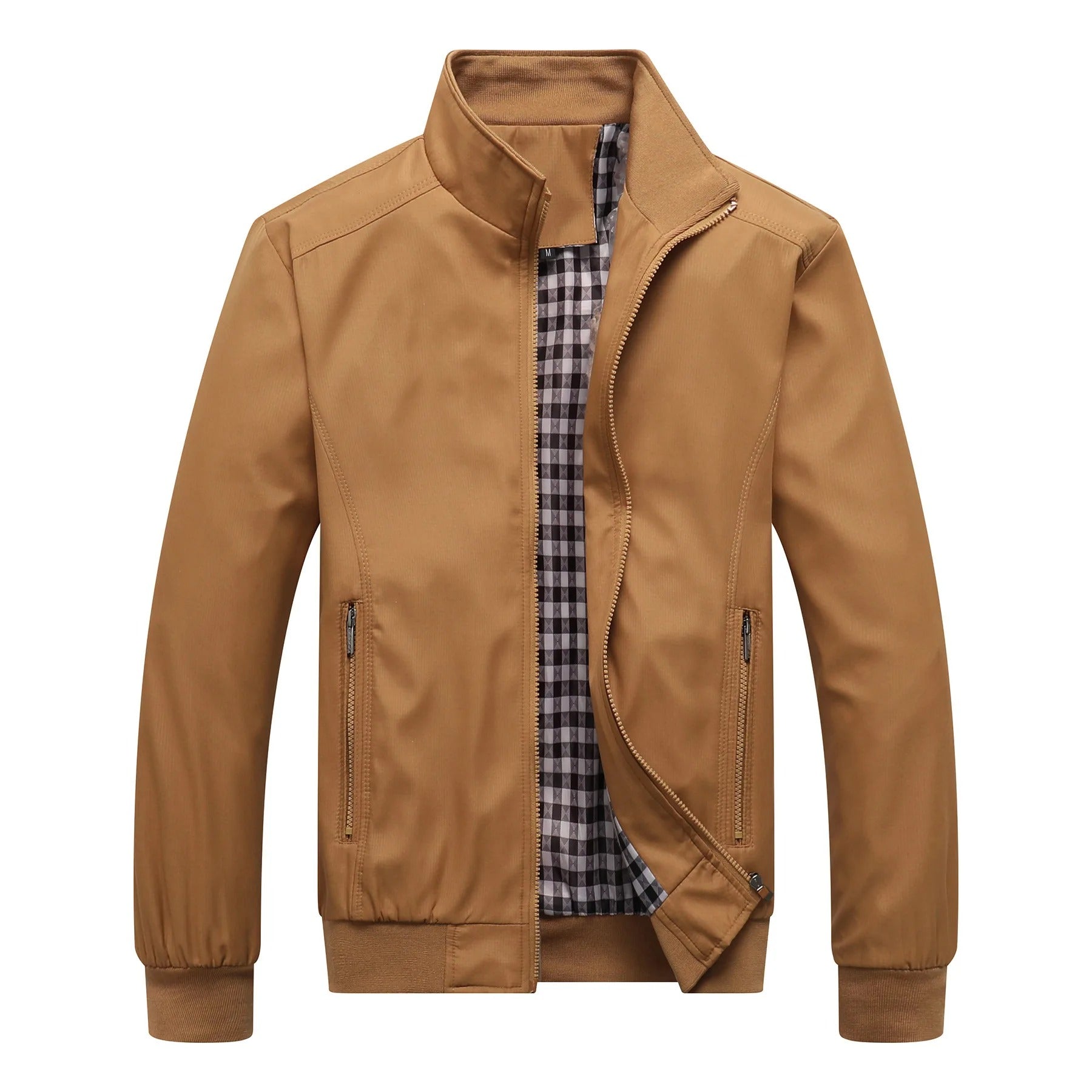 Casual Slim Bomber-jakke til mænd