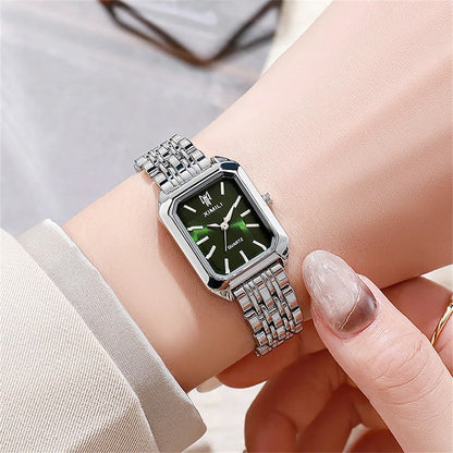 Kvinders Light Luxury Square Watch