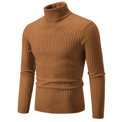 Herre sweater med høj hals