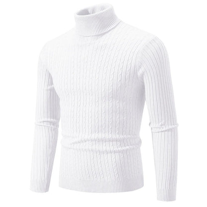 Herre sweater med høj hals