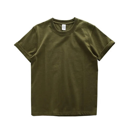 Overdimensioneret kraftig herre-T-shirt