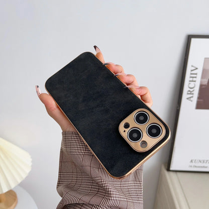 Læder telefontaske til Iphone