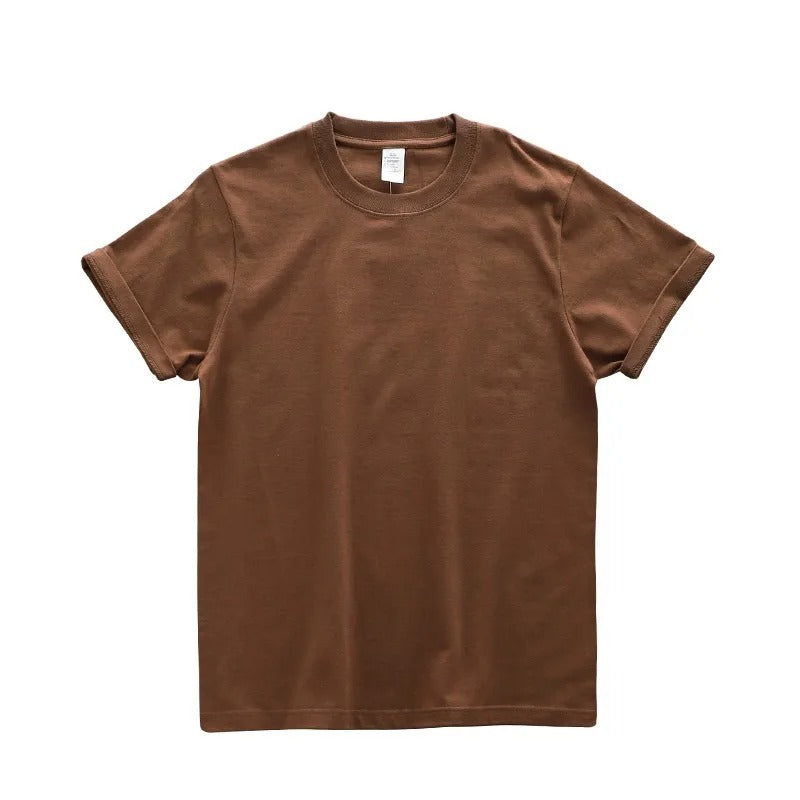 Overdimensioneret kraftig herre-T-shirt