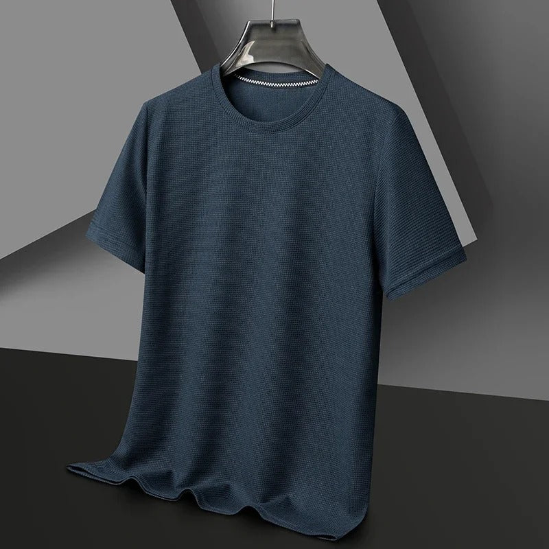Vaffel-T-shirt til mænd
