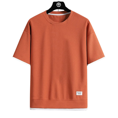 Premium vaffel-T-shirt til mænd